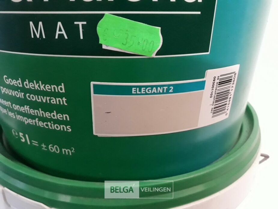 2 x Muur en plafond verf Stelatex 5L – foto 4 – kavel bij Belga Veilingen, Oudsbergen