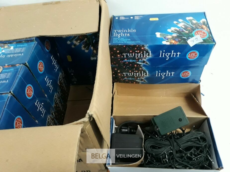 10 x Kerstlampen 480 L classic twinkel 8 programma's – foto 2 – kavel bij Belga Veilingen, Oudsbergen