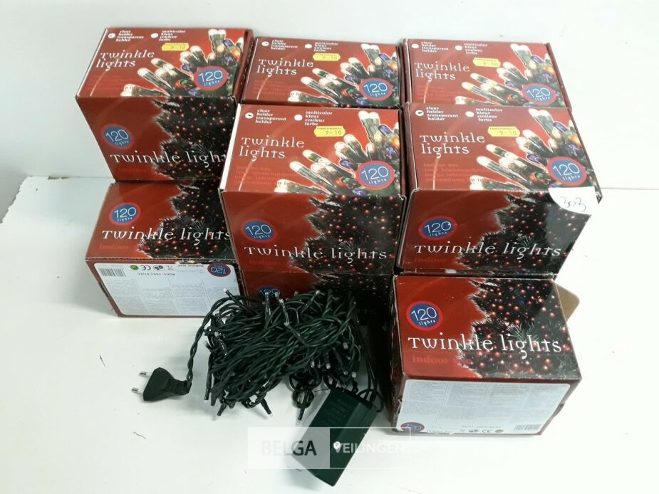 11 x Kerstlampen 120 L classic twinkel 8 programma's – foto 2 – kavel bij Belga Veilingen, Oudsbergen