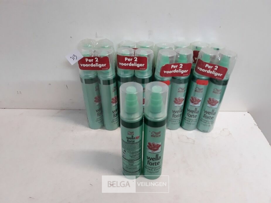 9 x Wella forte haarspray 150ml 2 stuks – foto 2 – kavel bij Belga Veilingen, Oudsbergen