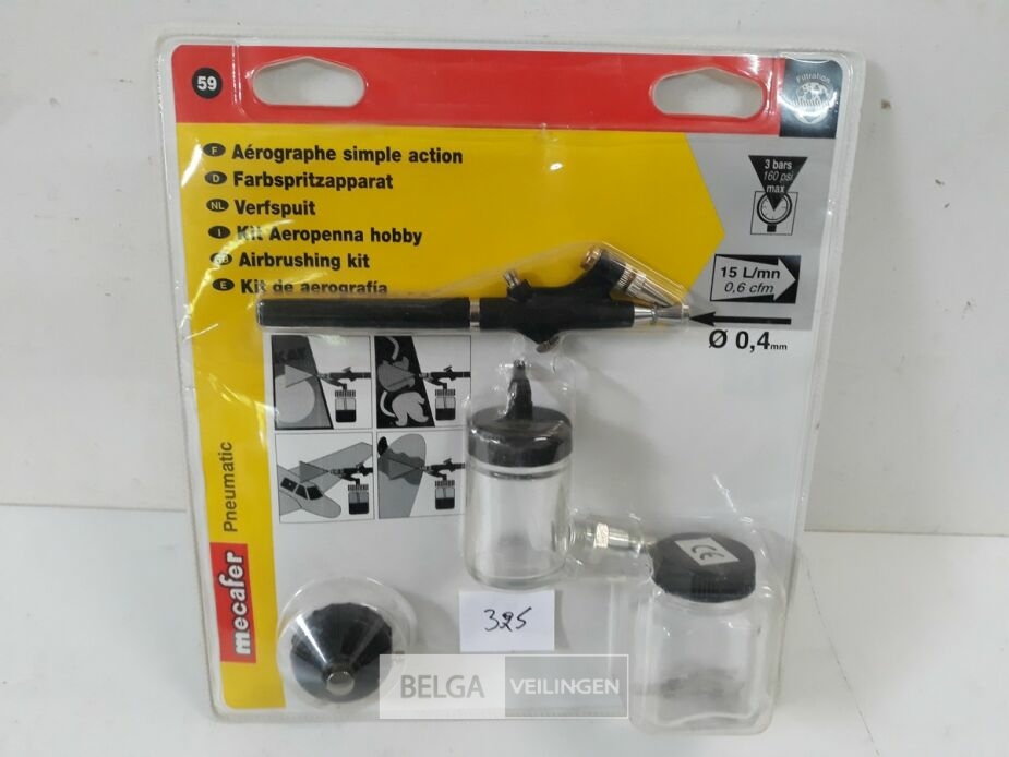 1 x Air-brusch kit voor compressor – foto 2 – kavel bij Belga Veilingen, Oudsbergen