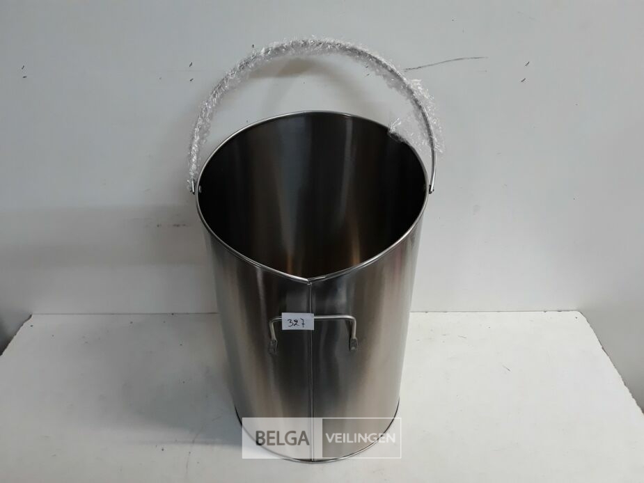 1 x Kolen of pellet emmer 40 cm mat – foto 3 – kavel bij Belga Veilingen, Oudsbergen