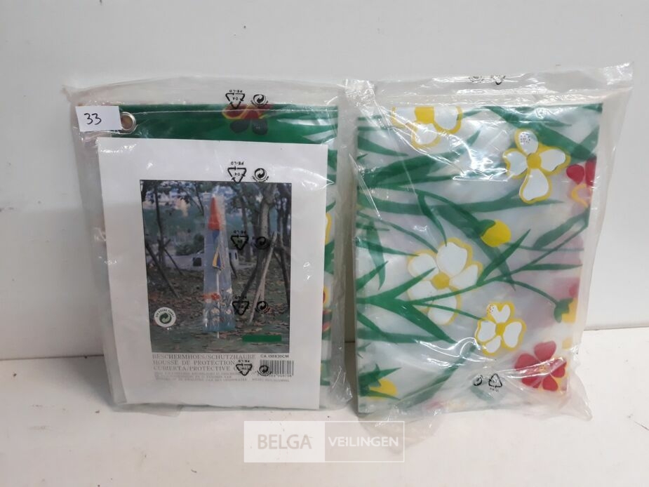 2 x Beschermhoes parasol – foto 2 – kavel bij Belga Veilingen, Oudsbergen