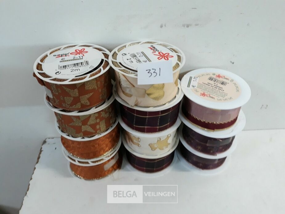 11 x Kerstlint mix – foto 2 – kavel bij Belga Veilingen, Oudsbergen