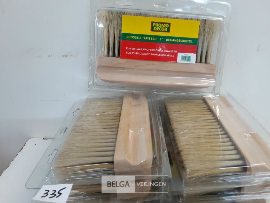 10 x Afstoffer of behangborstel 21 x 2,5 cm – foto 3 – kavel bij Belga Veilingen, Oudsbergen