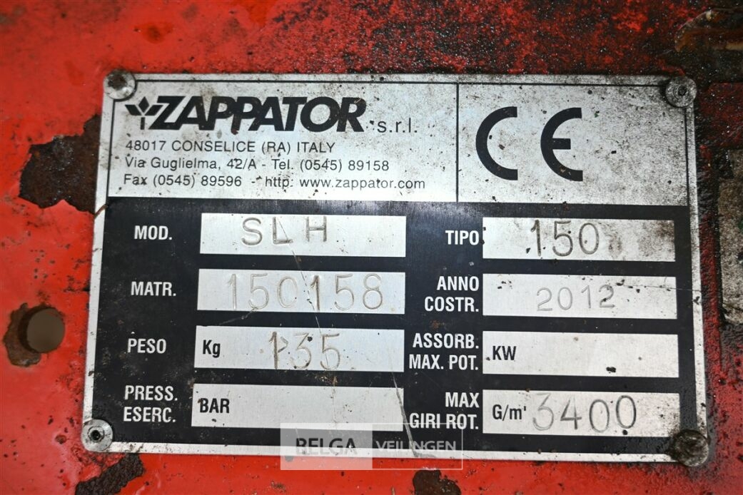 ZAPPATOR maaibalk – foto 6 – kavel bij Belga Veilingen