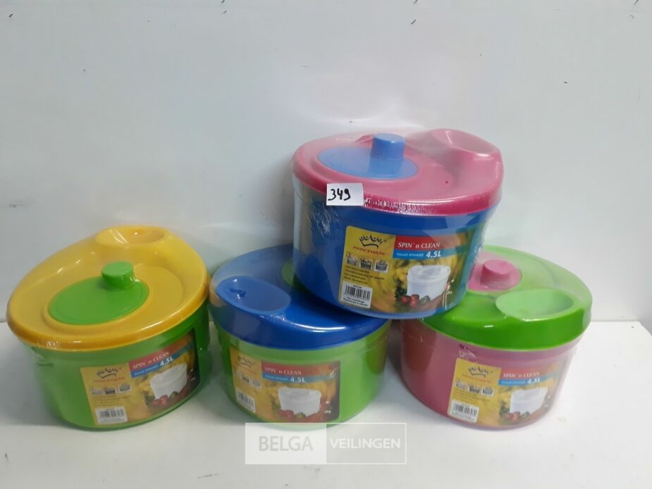 4 x Sladroger mix kleuren 4,5 L – foto 3 – kavel bij Belga Veilingen, Oudsbergen