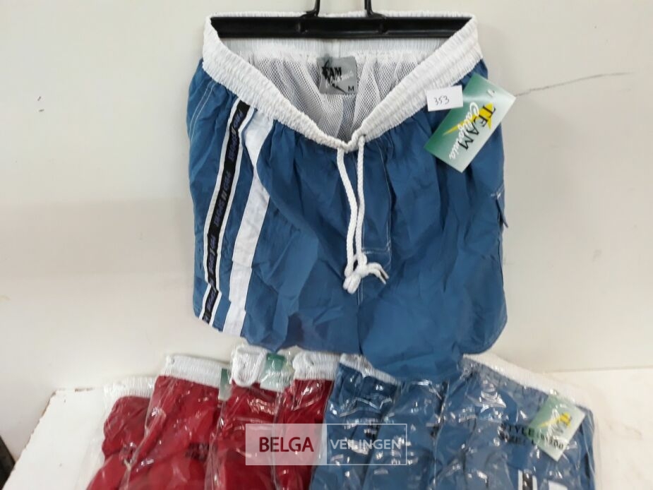 8 x Short mix maten rood-blauw – foto 3 – kavel bij Belga Veilingen, Oudsbergen