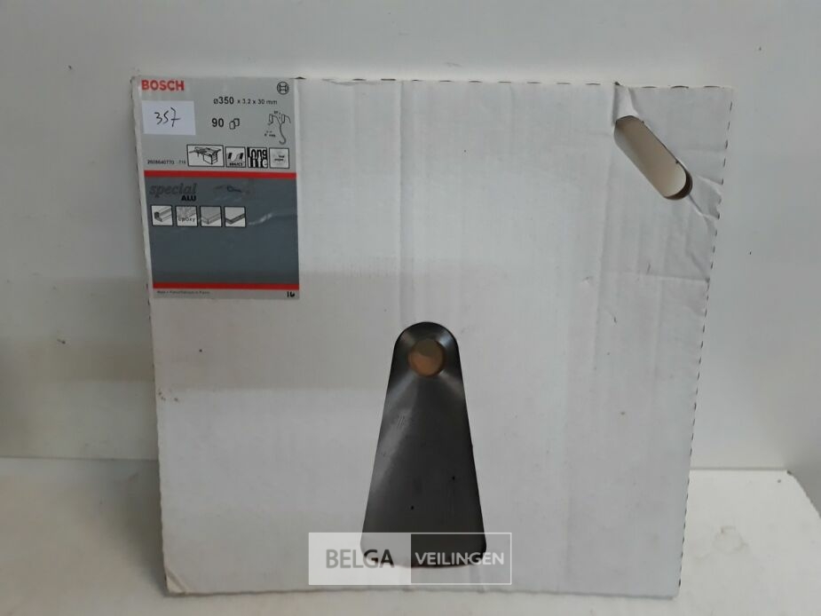 1 x Cirkelzaagblad widea 350 mm 90T special alu – foto 2 – kavel bij Belga Veilingen, Oudsbergen
