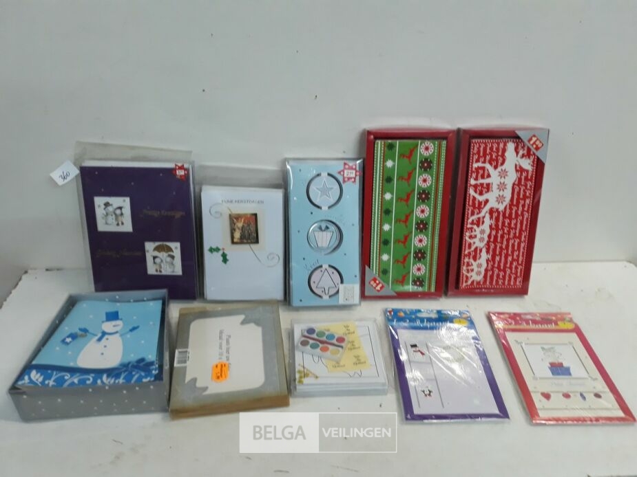 1 x Kerstkaarten 10 assorti – foto 2 – kavel bij Belga Veilingen, Oudsbergen