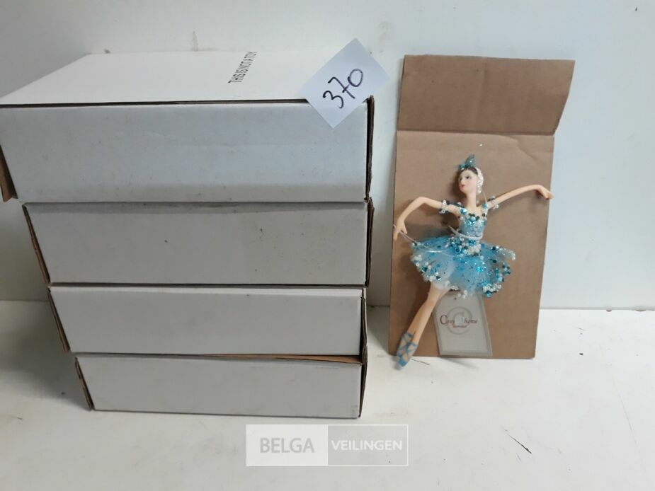 5 x Ballerina hangdeco 16 cm – foto 2 – kavel bij Belga Veilingen, Oudsbergen
