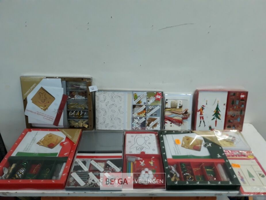 10 x Kerstkaarten maak zelf je kaart – foto 2 – kavel bij Belga Veilingen, Oudsbergen