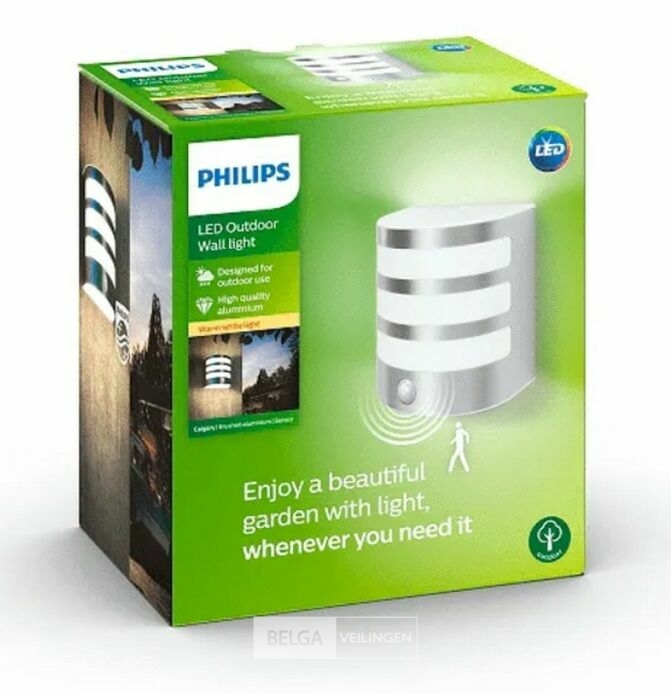 Philips wandlamp tuin led 350 lumen 2700k IP44 – foto 2 – kavel bij Belga Veilingen, Bree