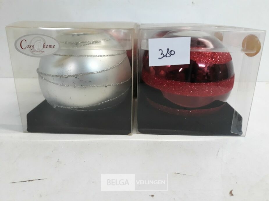 4 x T-lichthouder bal 10 cm – foto 4 – kavel bij Belga Veilingen, Oudsbergen