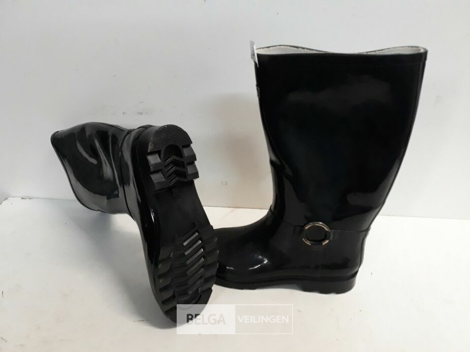 1 x Laarzen rubber maat 40 zwart – foto 3 – kavel bij Belga Veilingen, Oudsbergen