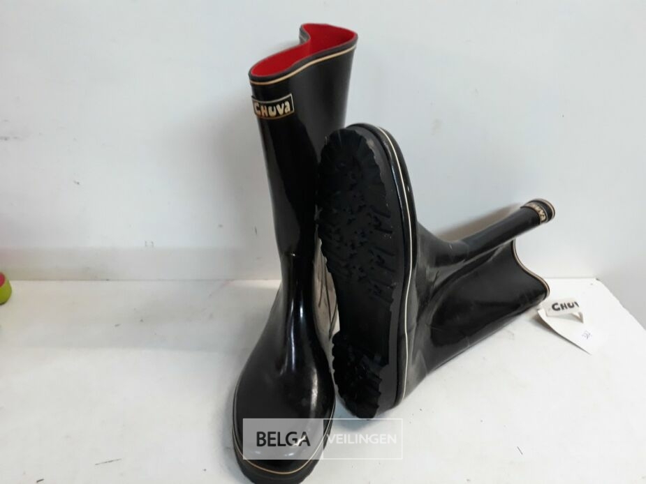 1 x Laarzen rubber maat 42 zwart – foto 3 – kavel bij Belga Veilingen, Oudsbergen
