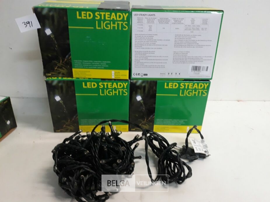 8 x Kerstverlichting LED 120 L warm wit – foto 2 – kavel bij Belga Veilingen, Oudsbergen