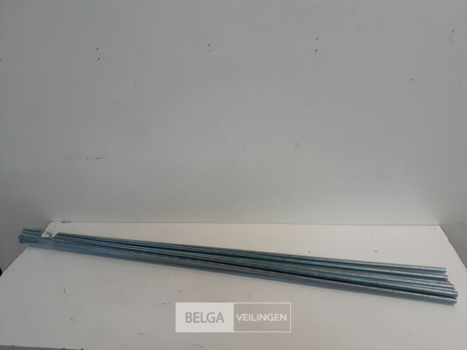 10 x Draadstangen 1M verzinkt M 12 – foto 2 – kavel bij Belga Veilingen, Oudsbergen