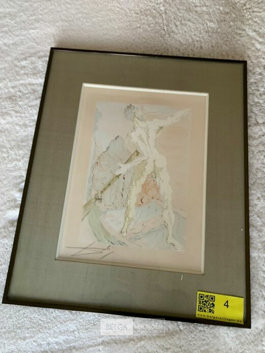 2 ingelijste kunstwerken Salvador Dali – foto 5 – kavel bij Belga Veilingen, Knokke