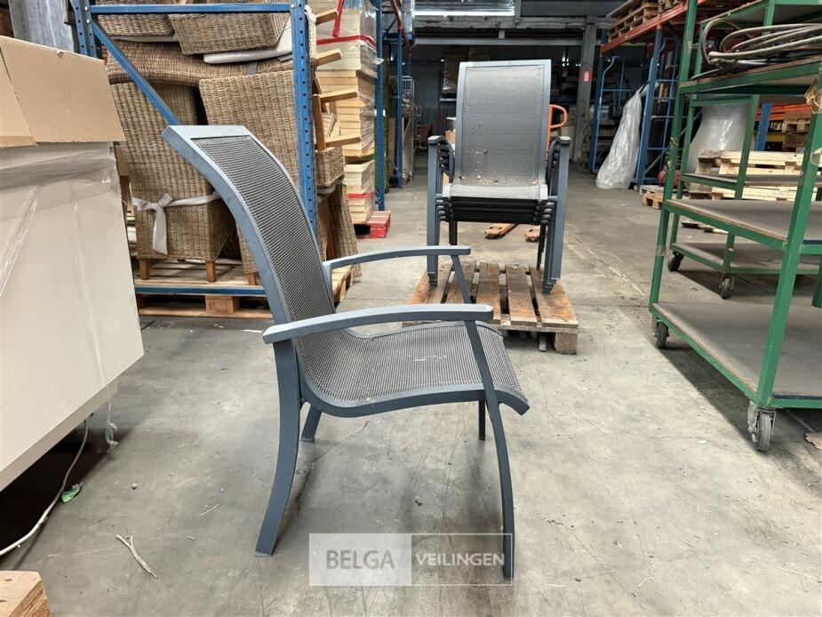 ± 6 Alu stoelen – foto 3 – kavel bij Belga Veilingen, Lummen