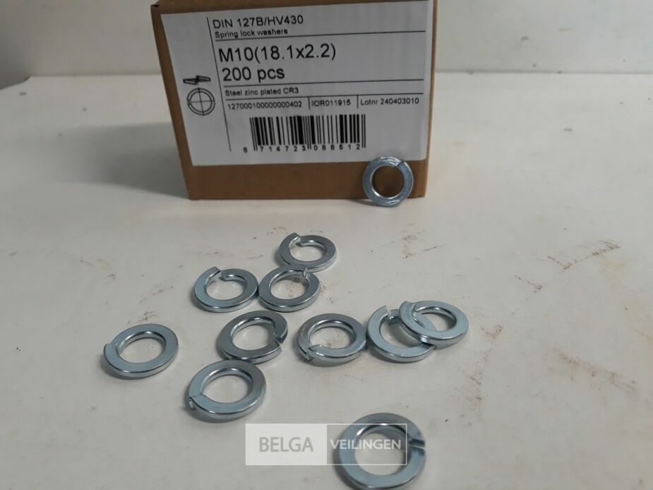 1 x Veerringen verzinkt M 10 200 stuks – foto 3 – kavel bij Belga Veilingen, Oudsbergen