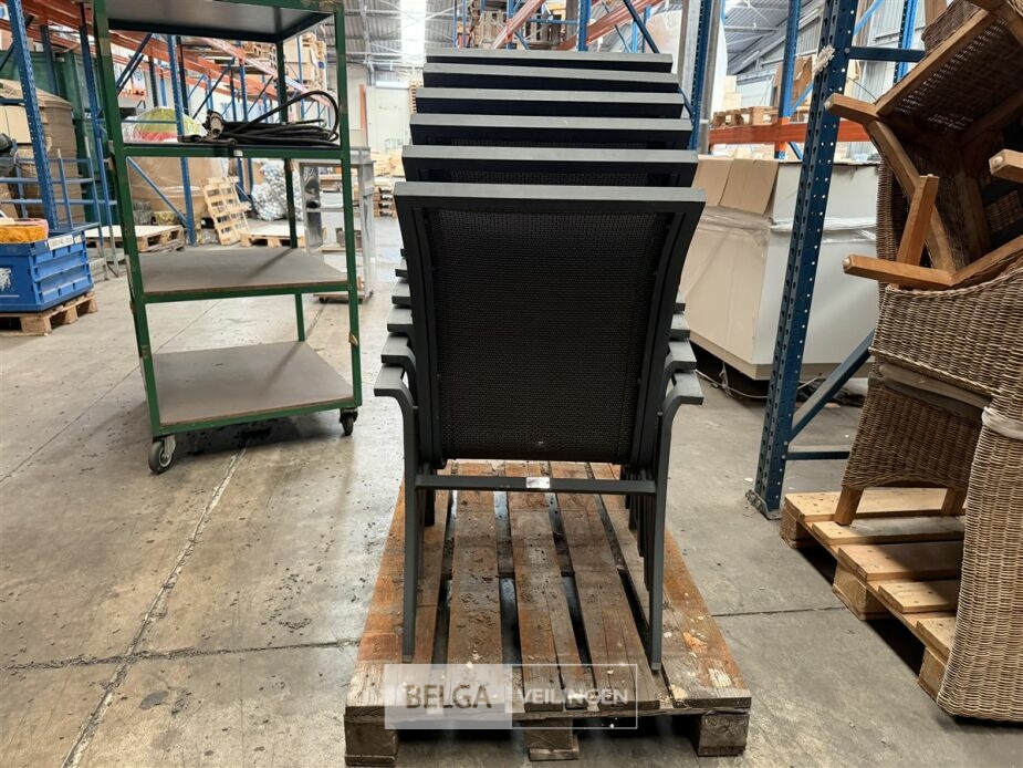 ± 6 Alu stoelen – foto 5 – kavel bij Belga Veilingen, Lummen