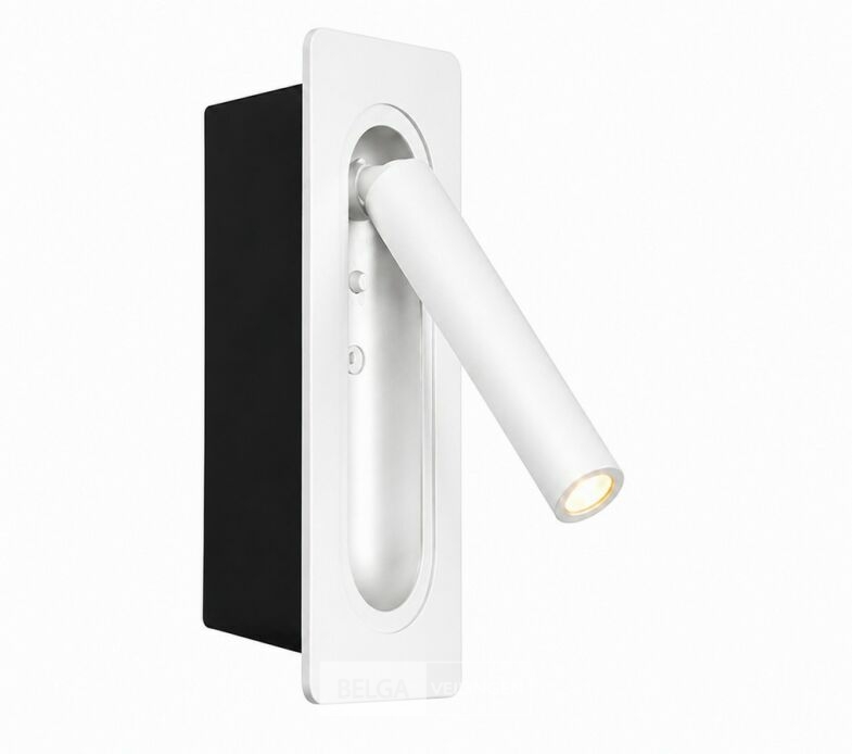 4 x LED Wandlamp 3W – 4200K Neutraal Wit - Wit – IP20 – BELEK – foto 3 – kavel bij Belga Veilingen