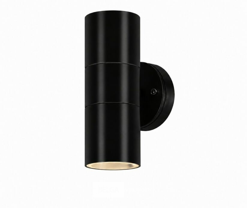 4 x Buiten Wandlamp Up & Down – 2xGU10 – Zwart – IP44 – MANOLYA-2 – foto 3 – kavel bij Belga Veilingen