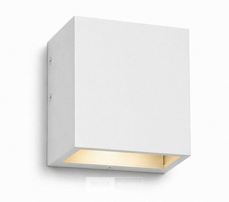 6 x LED Buiten Wandlamp – 4W – 4200K Neutraal Wit - Wit – IP65 – SEKOYA – foto 3 – kavel bij Belga Veilingen