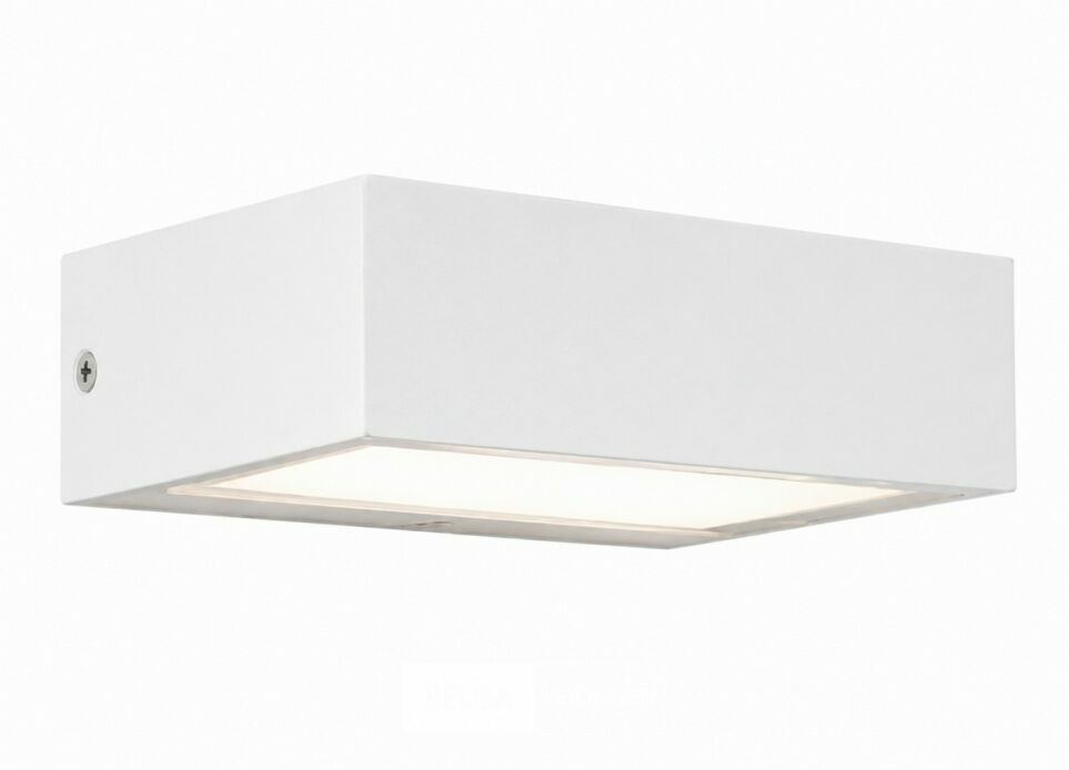 6 x LED Buiten Wandlamp – 9W – 4200K Neutraal Wit - Wit – IP65 – ANDIZ – foto 3 – kavel bij Belga Veilingen