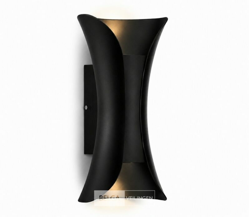 4 x LED Buiten Wandlamp – 10W – 4200K Neutraal Wit - Zwart – IP65 – MARVEL-10 – foto 3 – kavel bij Belga Veilingen