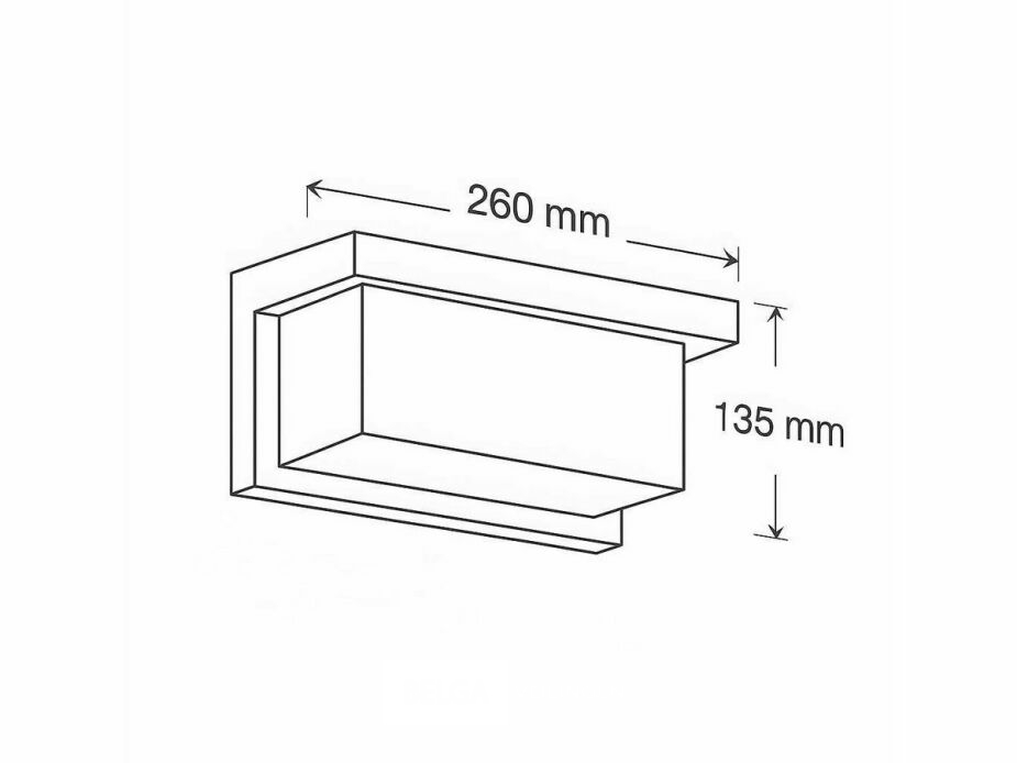 4 x LED Wandlamp – 12W – 3500K Neutraal Wit – IP54 – Zwart – SAW-02 – foto 5 – kavel bij Belga Veilingen