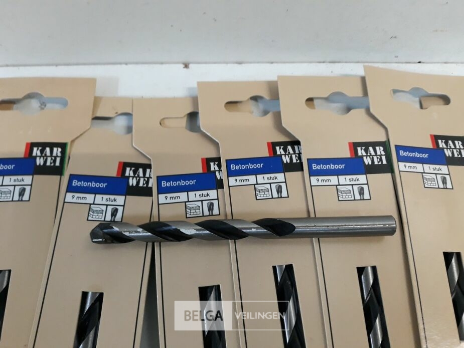10 x Betonboor 9 mm – foto 4 – kavel bij Belga Veilingen, Oudsbergen