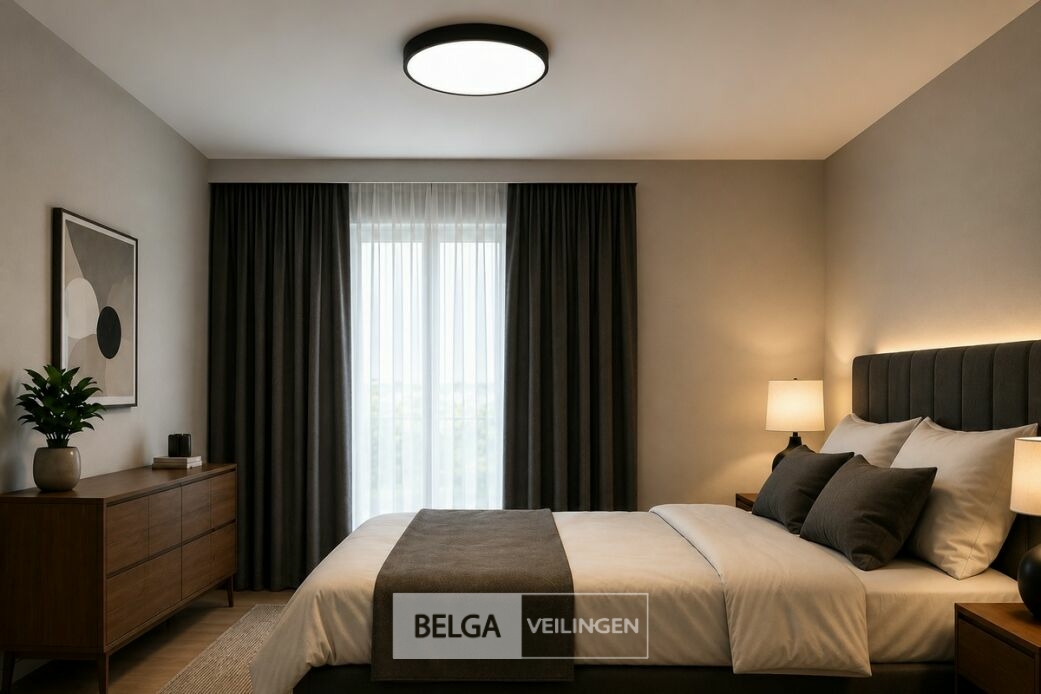 4 x LED Plafondlamp 32W – 3CCT Verstelbaar - Zwart – IP20 – HAZEL-32 3CCT – foto 2 – kavel bij Belga Veilingen