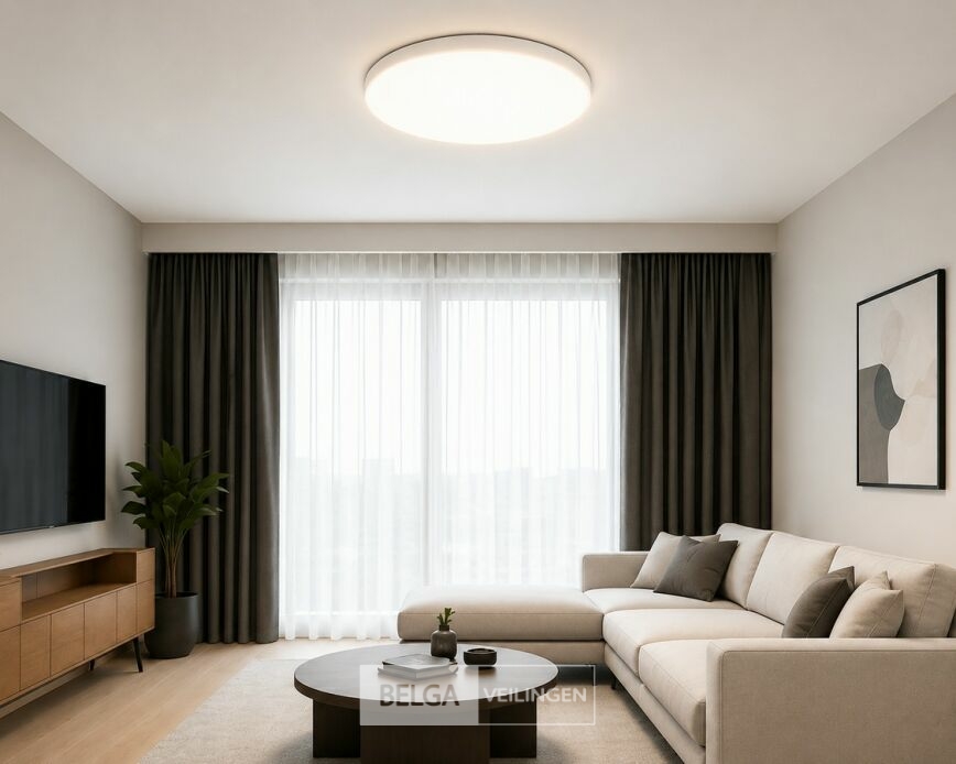 4 x LED Plafondlamp 40W – 3CCT Verstelbaar - Wit – IP20 – HAZEL-40 3CCT – foto 4 – kavel bij Belga Veilingen