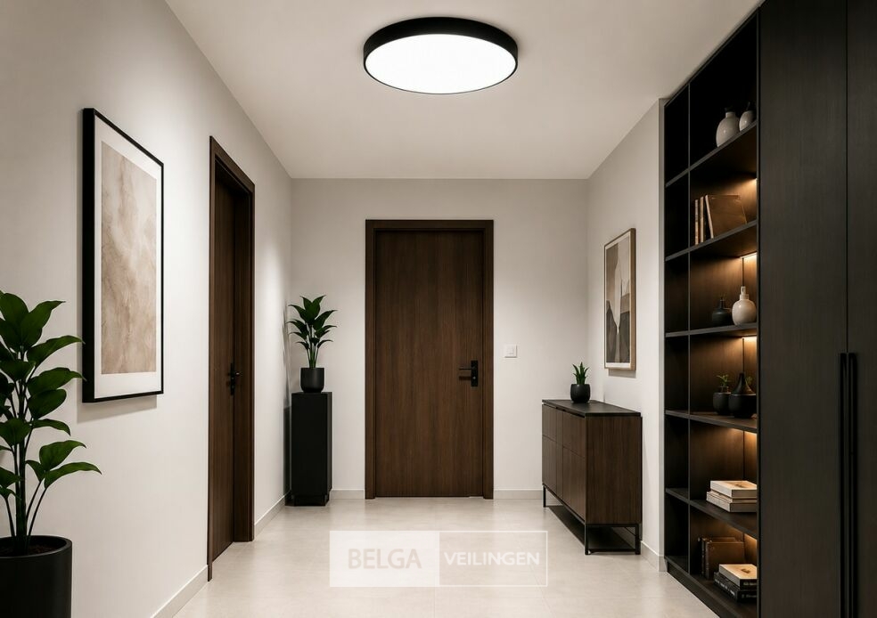 4 x LED Plafondlamp 40W – 3CCT Verstelbaar - Zwart – IP20 – HAZEL-40 3CCT – foto 2 – kavel bij Belga Veilingen