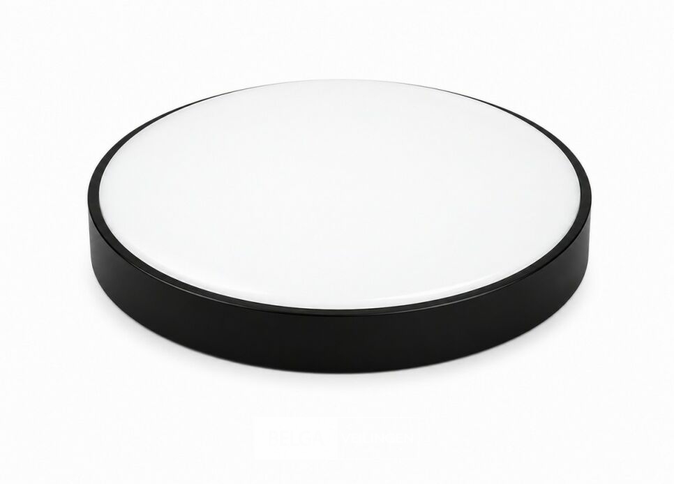 4 x LED Plafondlamp 40W – 3CCT Verstelbaar - Zwart – IP20 – HAZEL-40 3CCT – foto 3 – kavel bij Belga Veilingen