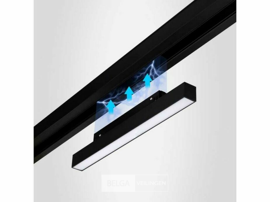 4 x LED Lineaire Spot voor Magnetische Rail – 48V – 15W – 4000K Neutraal Wit – Mora – foto 2 – kavel bij Belga Veilingen