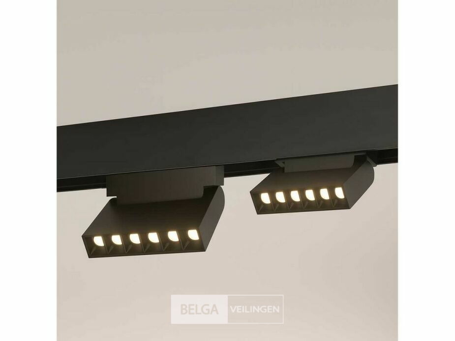 4 x LED Lineaire Spot voor Magnetische Rail – 48V – 6W – 4000K Neutraal Wit – Libra – foto 2 – kavel bij Belga Veilingen