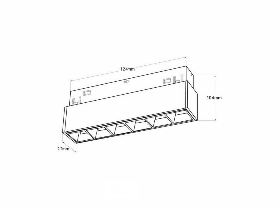 4 x LED Lineaire Spot voor Magnetische Rail – 48V – 6W – 4000K Neutraal Wit – Libra – foto 4 – kavel bij Belga Veilingen
