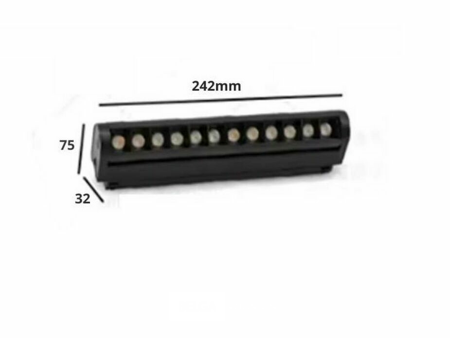 4 x LED Lineaire Spot voor Magnetische Rail – 48V – 12W – 4000K Neutraal Wit – Libra – foto 4 – kavel bij Belga Veilingen