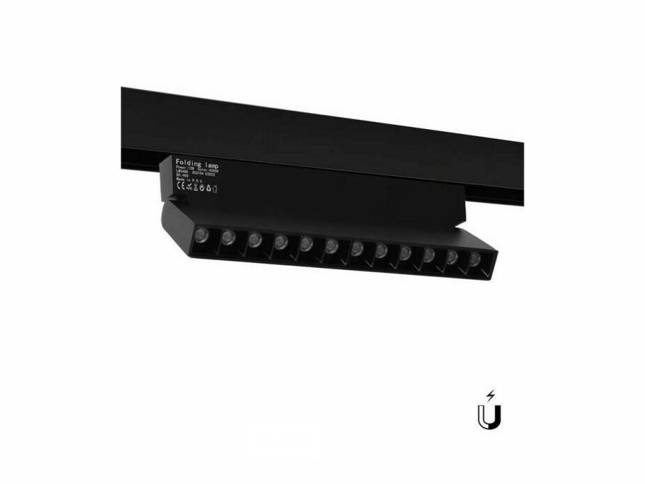 4 x LED Lineaire Spot voor Magnetische Rail – 48V – 12W – 4000K Neutraal Wit – Alfa – foto 2 – kavel bij Belga Veilingen