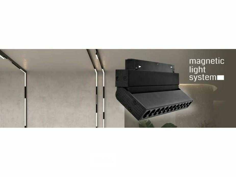 4 x LED Lineaire Spot voor Magnetische Rail – 48V – 12W – 4000K Neutraal Wit – Alfa – foto 4 – kavel bij Belga Veilingen