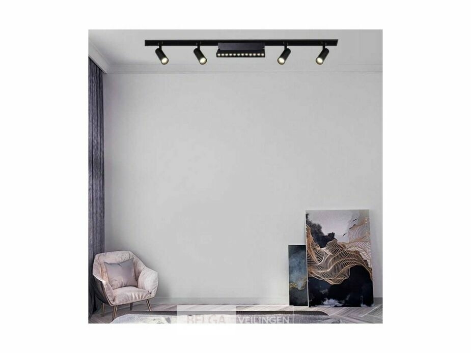 4 x LED Lineaire Spot voor Magnetische Rail – 48V – 12W – 4000K Neutraal Wit – Alfa – foto 5 – kavel bij Belga Veilingen