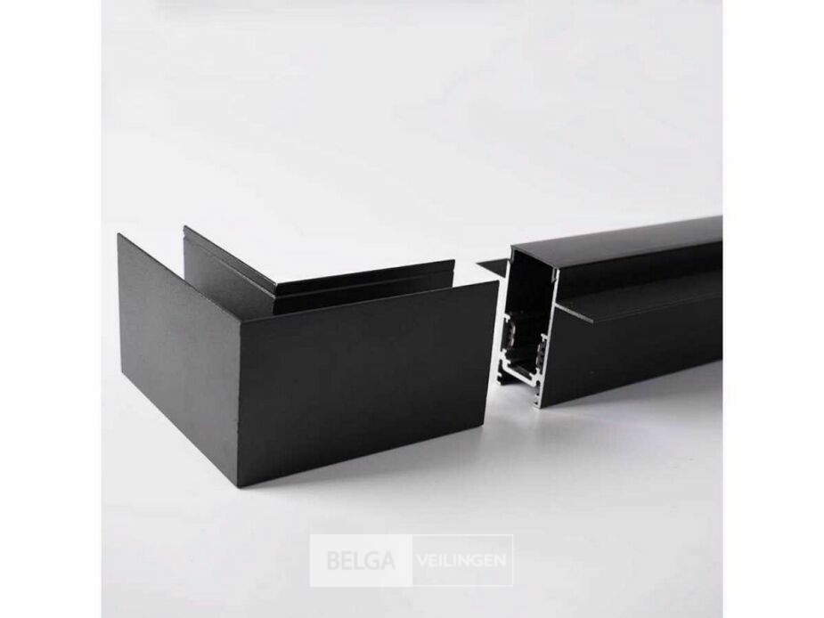4 x L-Connector voor Magnetische Rail – 48V – Horizontaal – foto 3 – kavel bij Belga Veilingen