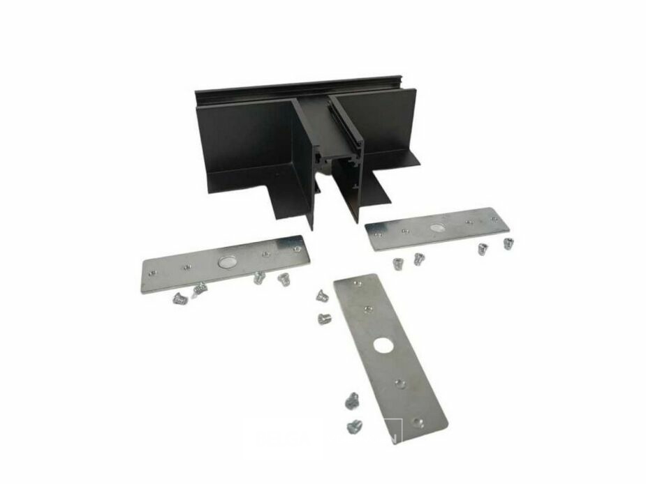 4 x T-Connector voor Inbouw Magnetische Rail – 48V – Horizontaal – foto 3 – kavel bij Belga Veilingen