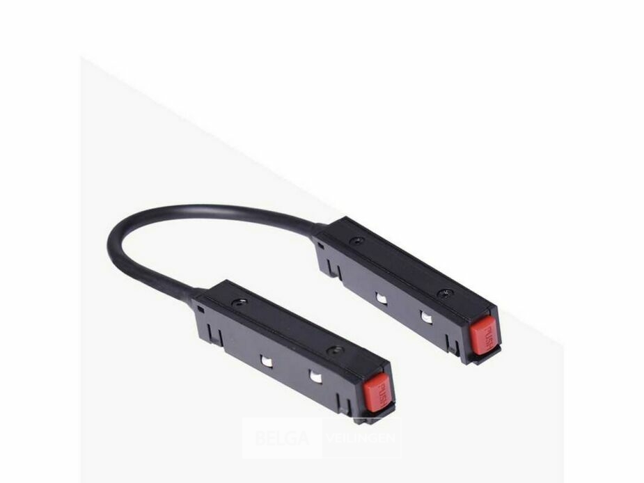 4 x Hoekconnector voor Magnetische Rail – 48V – Zwart – foto 3 – kavel bij Belga Veilingen