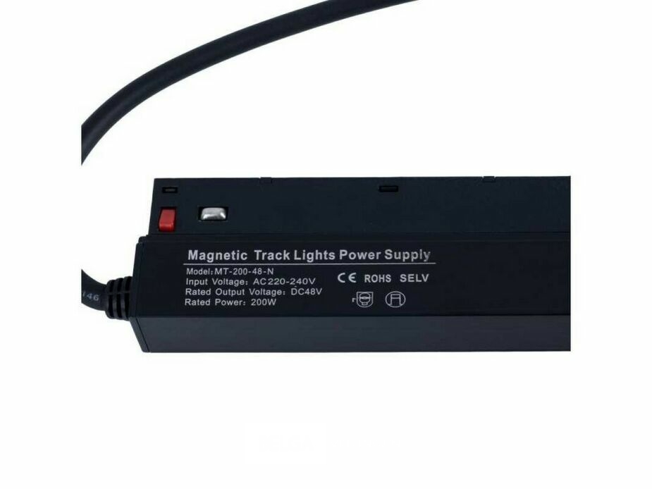 2 x Transformator voor Magnetische Rail – 48V – 200W – Zwart – foto 2 – kavel bij Belga Veilingen