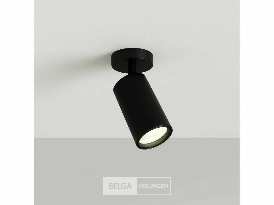 8 x GU10 Opbouwspot Armatuur – Draaibaar – IP20 – Zwart – foto 4 – kavel bij Belga Veilingen