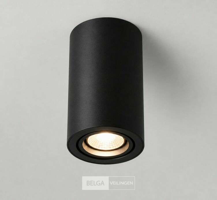 10 x Opbouw Spot Armatuur – GU10 – Zwart – IP20 – FREZYA-R – foto 3 – kavel bij Belga Veilingen